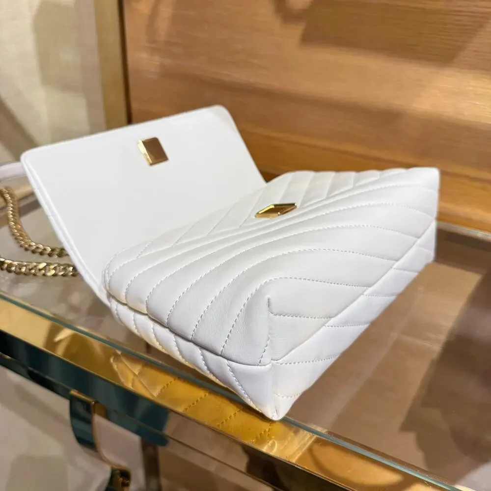 NEW‼️Tory Burch Willa Chevron Shoulder Bag 187314 $595